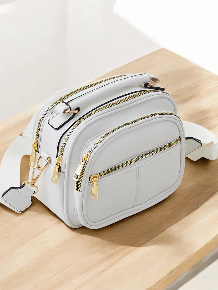 Royalfashion Oval mažas moterų krepšys pagamintas iš ekokoženės