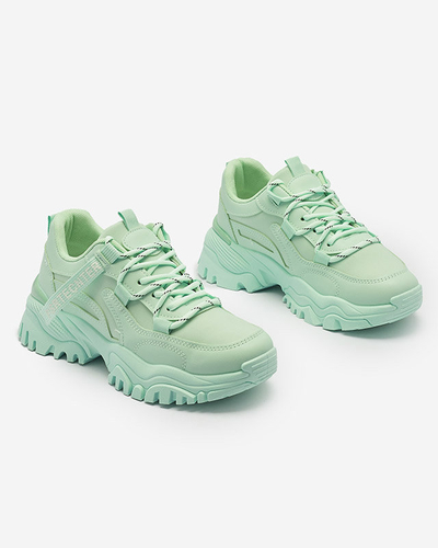 Mėtų spalvos moteriški sportiniai bateliai Evilpo- Footwear