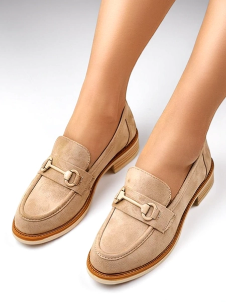 Royalfashion Moteriški ekologiško suedinio mokasīnai Etolie