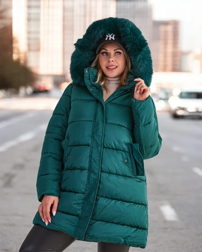 "Royalfashion" moteriška dygsniuota žieminė striukė