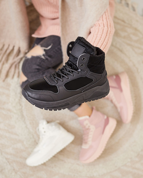 "Royalfashion" Apšiltinti moteriški sportbačiai su kailiu "Retodaf"