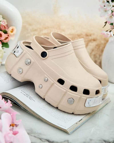 Royalfashion Moteriškos guminės šlepetės su ornamentais Kiroo