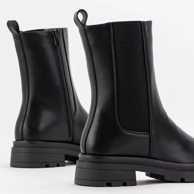 OUTLET Черные женские сапоги от Dolfina - Обувь