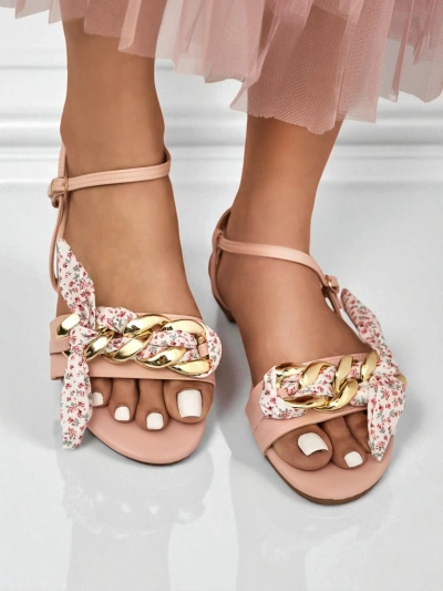 Royalfashion Женские сандалии на плоской подошве BareLuxe