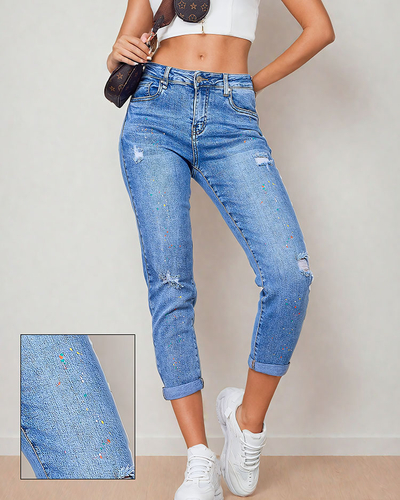 Royalfashion Женские джинсовые брюки для мамы
