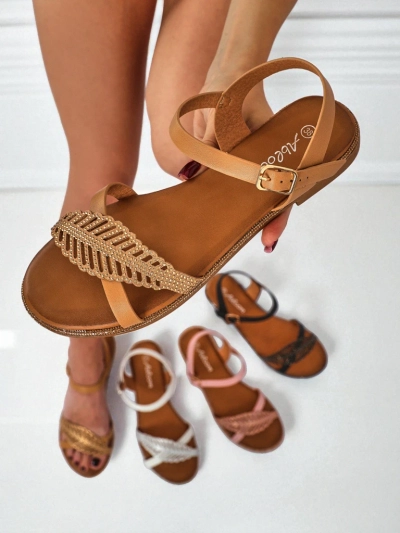 Willow Grace Flat Sandals - Lit Edition