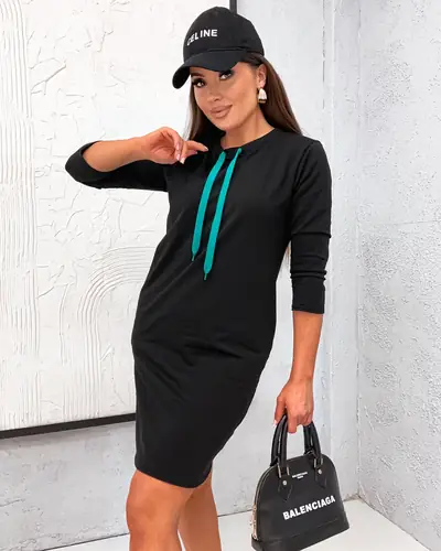 Royalfashion Moteriška medvilninė mini suknelė