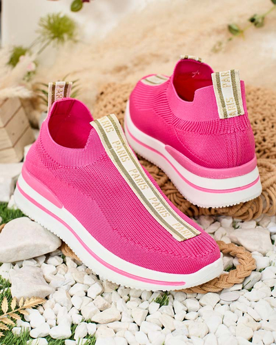 Royalfashion Женские спортивные туфли-слипы с надписью Cerppa