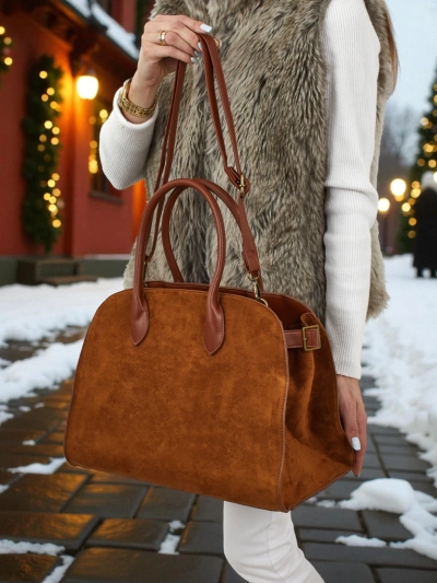 Женская сумка-шоппер Dorelle из эко-замши