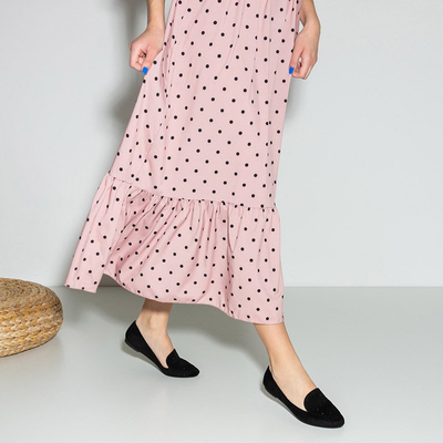 Черные женские лоферы с стразами Felisa