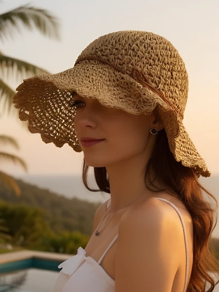 Royalfashion Moteriška šiaudinė skrybėlė Whisper Bow