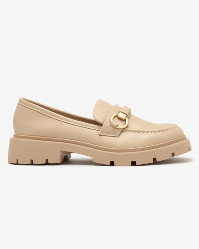 Женские мокасины бежевого цвета Desise- Footwear