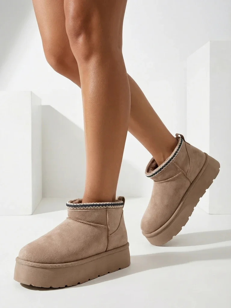 Royalfashion Moteriški trumpi batai a'la sniego batai Xoalla