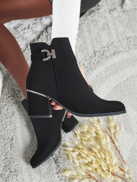 Moteriški eko odos aulinukai su storu kulnu Ruvina