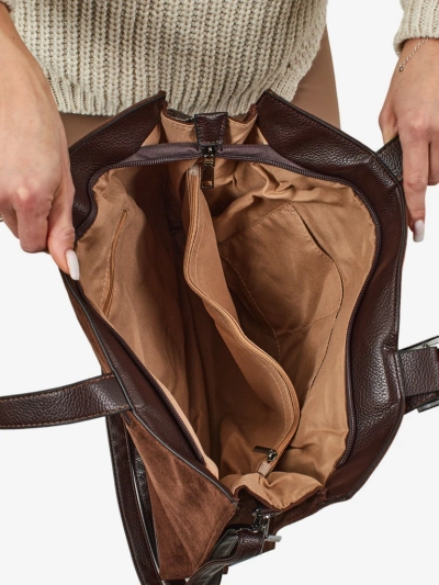 Moteriška pirkinių rankinė Daverna iš eko zomšos