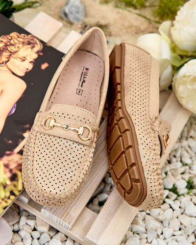 Royalfashion Moteriški ažūriniai mokasinai Mill