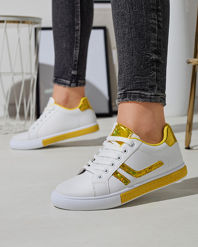 Balti moteriški sportiniai bateliai Winonh- Footwear