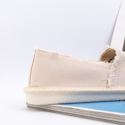 Smėlio spalvos espadrilės moterims su išpjovomis Riev - Avalynė