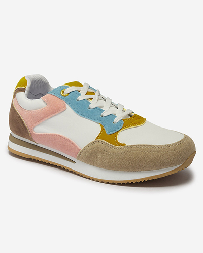 OUTLET Moteriški spalvingi sportiniai bateliai su raišteliais Semdik - Avalynė