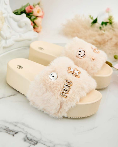 Royalfashion Женские шлепанцы на платформе Helimme