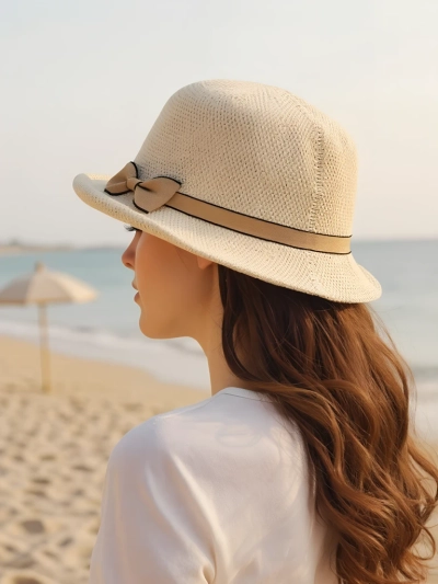 Royalfashion Женская шляпа, украшенная бантом, Summer Grace
