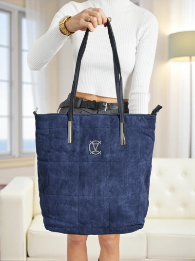 Женская сумка-шоппер Caryenne из экозамши