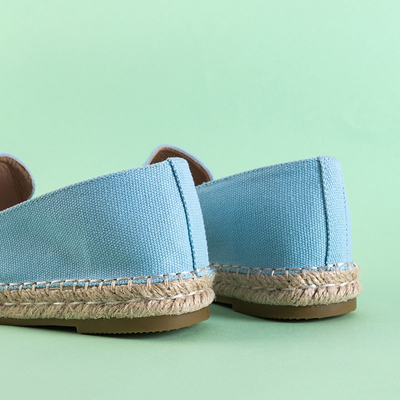 OUTLET Šviesiai mėlynos Bahia espadrilės moterims - Avalynė