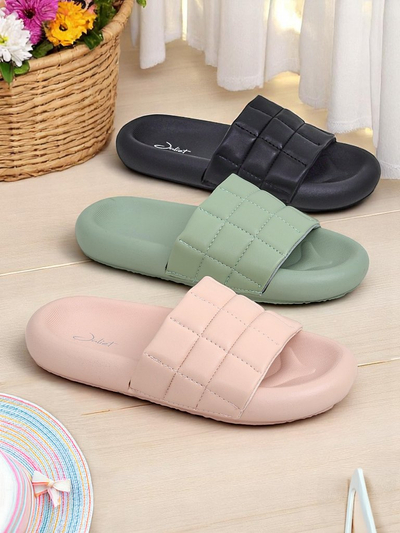 Royalfashion Damskie klapki Quilt Walk – mega sztos!