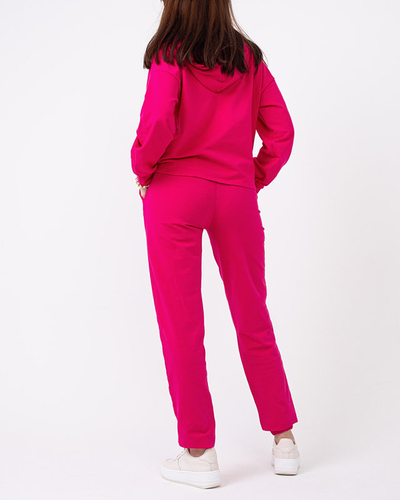 Женский спортивный костюм цветной фуксии