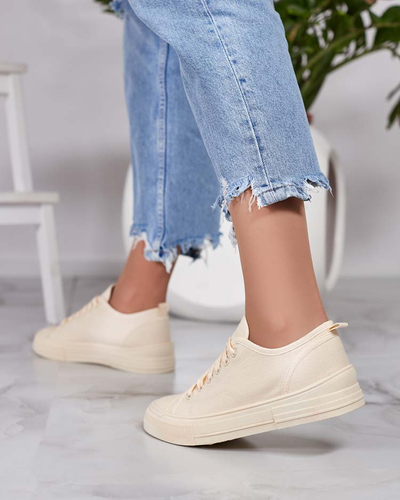 Royalfashion Moteriški klasikiniai nėriniuoti sportbačiai Seleas