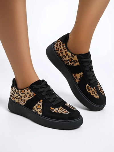Royalfashion moteriški sportiniai bateliai su leopardų raštu Didysis Katinas