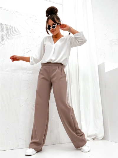 Royalfashion Широкие женские тканевые брюки