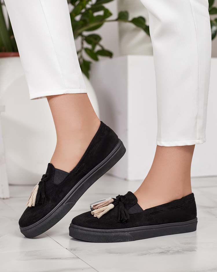 Royalfashion Женские мокасины с кисточками Bererto