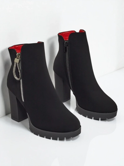 Женские ботильоны Marellin из экокожи на каблуке