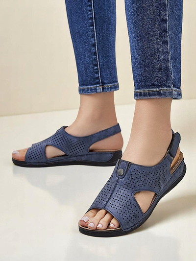 Royalfashion женские вырезные сандалии Leminni