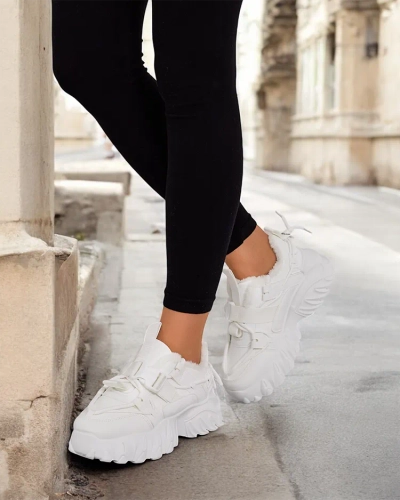 Royalfashion Женские утепленные кроссовки-лодочки