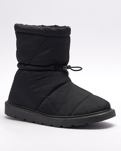 Черные женские утепленные сапоги a'la snow boots Kaliolen - Обувь
