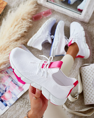 Baym balti ir rožiniai moteriški sportiniai bateliai - Avalynė