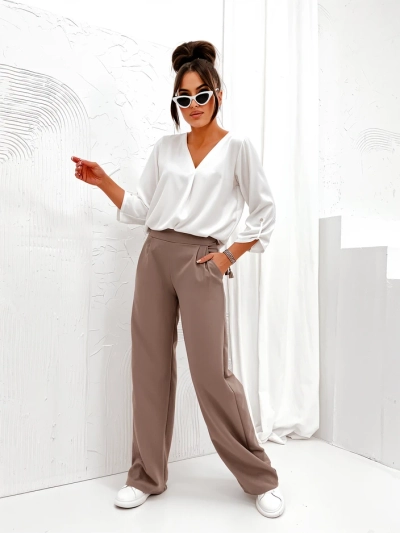 Royalfashion Широкие женские тканевые брюки