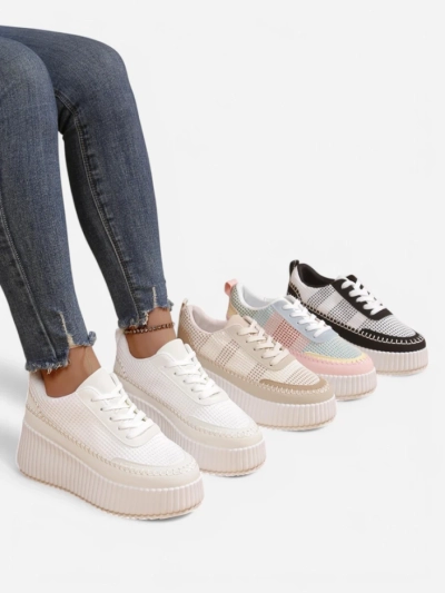 Royalfashion Женские платформенные кроссовки Siserra