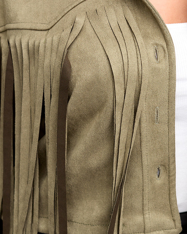 Moteriška dviratininko striukė su kutais – apranga