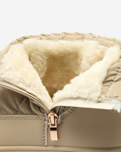 Royalfashion Женские сапоги-скороходы светло-коричневого цвета Armeda