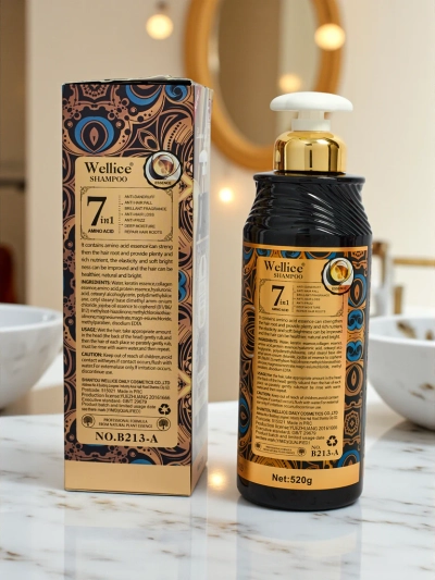 Wellice Aurelia Amino Acid Essence 7in1 Шампунь 500ml Fluffy Shine Smooth