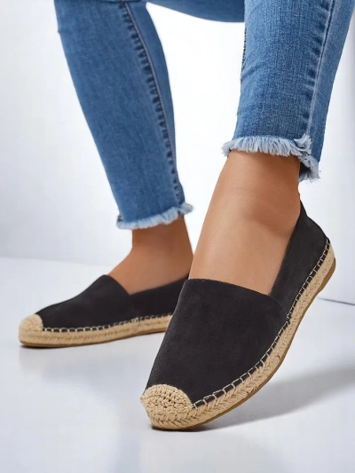 Royalfashion moterški ekologiški zomšiniai espadriliai Loroles