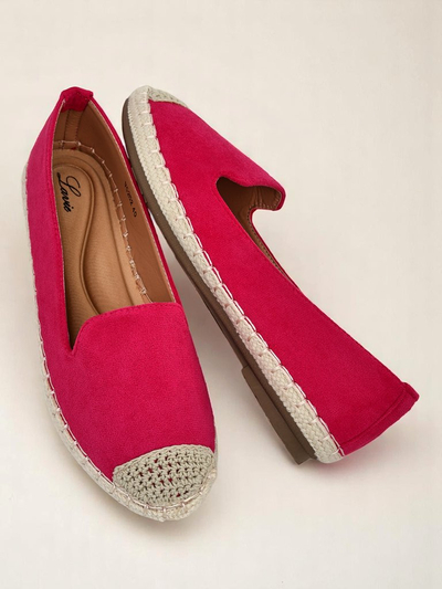 Royalfashion moteriškos espadrilės iš eko zomšos Bombei