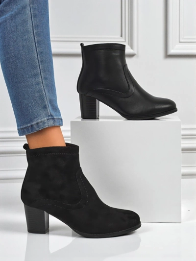 Crimson Echo Suede Booties