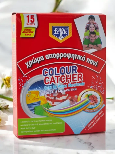 Spalvą sugeriančios servetėlės 15 vnt.