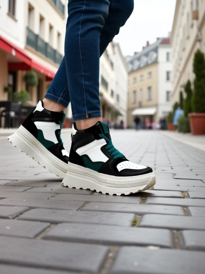 Royalfashion Высокие женские спортивные кроссовки Geeky