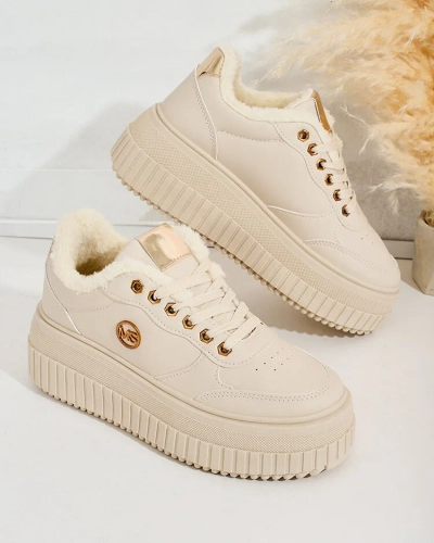 Royalfashion Утепленные женские кроссовки с мехом Sofi