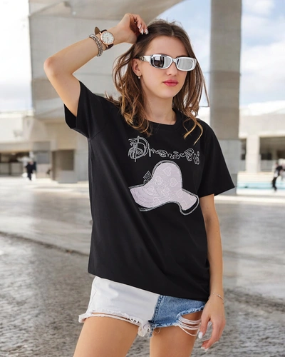 Royalfashion moterims skirta medvilninė bliuskaitė su raštu